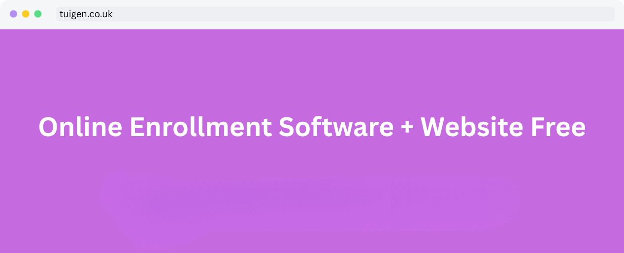 Enrollment Software Free