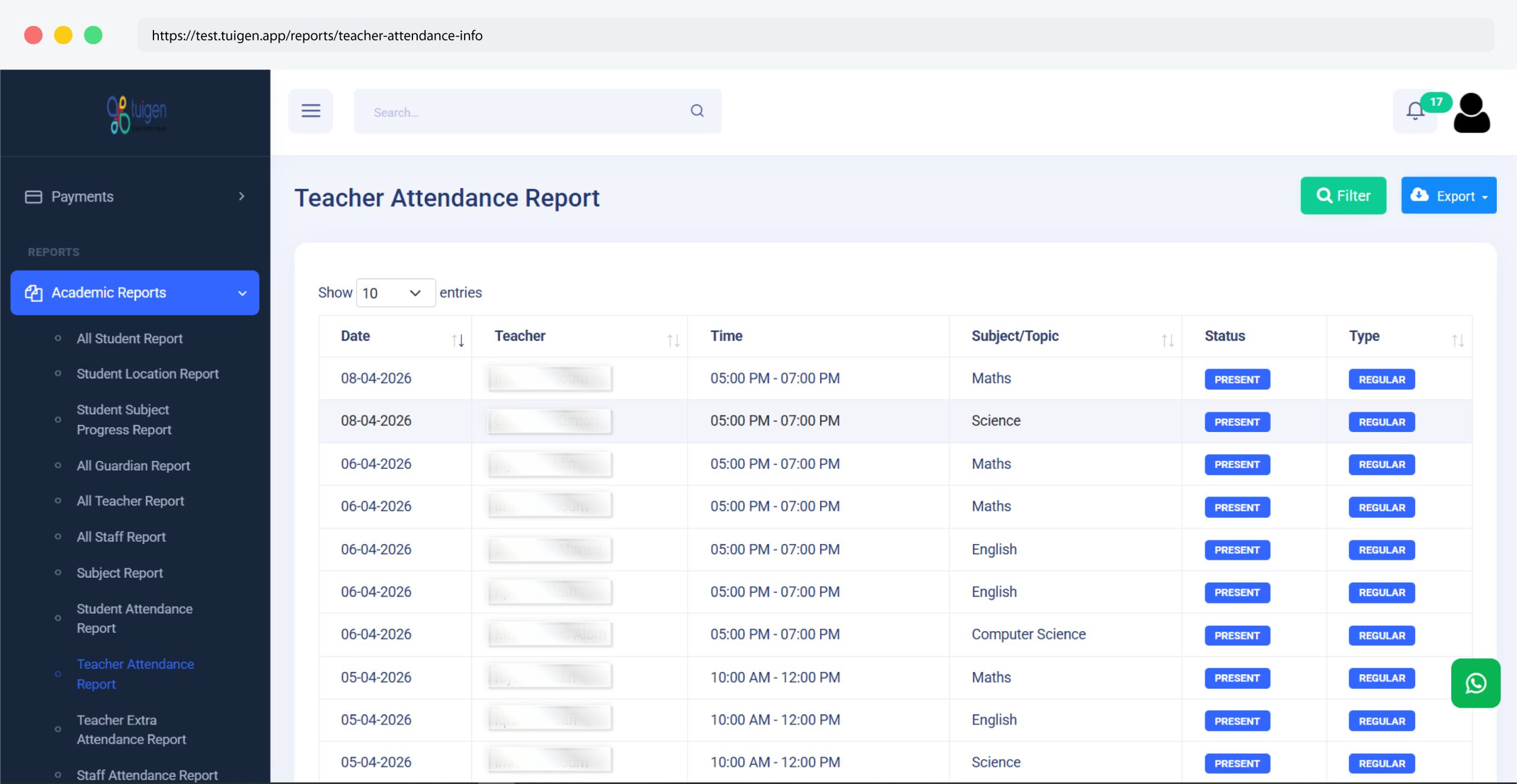 Biometric Attendance Software